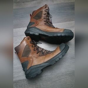 Red Wing 438 Soft Toe EH Brown Leather Men's 8" Work Boots Made In USA Size 11 D